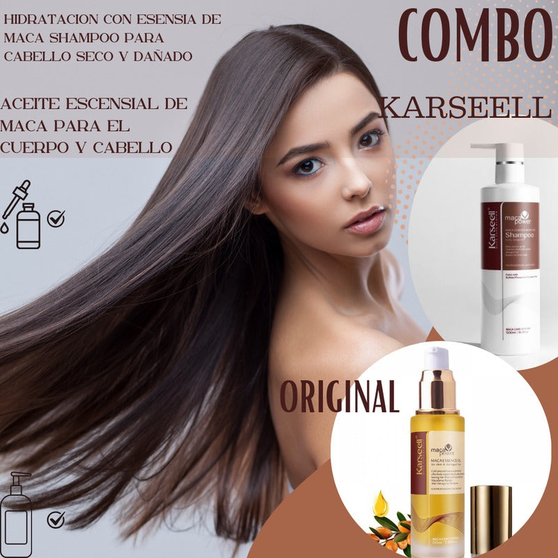 ID:6494 Pack Karseell Shampoo Y Aceite De Argan